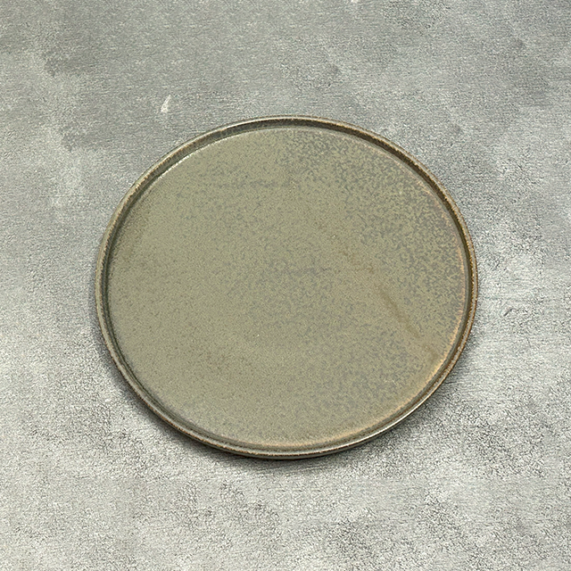 Japan Dish Plate, Square Edge, Gray